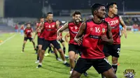 Pemain sayap Timnas Malaysia dari klub Perak FA, Janasekaran Partiban (16). (Bola.com/Dok. Perak FA)