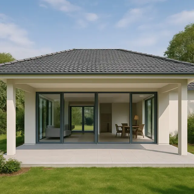 Model Rumah Anti Panas dan Hemat Listrik (Foto: ChatGPT)