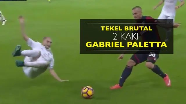 Tekel Brutal 2 Kaki Paletta di Laga Genoa Vs AC Milan