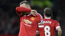 Kini, Wayne Rooney berhasil menembus "Klub 500" MU yang hanya bisa diraih oleh sembilan pemain antara lain, Ryan Giggs, Paul Scholes dan Sir bobby Carlton. (AFP/Oli Scarff)