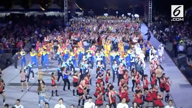Festival tari terpanjang di Korea Selatan sudah dimulai. Karnaval tari dinamis Wonju diikuti 500 penari.