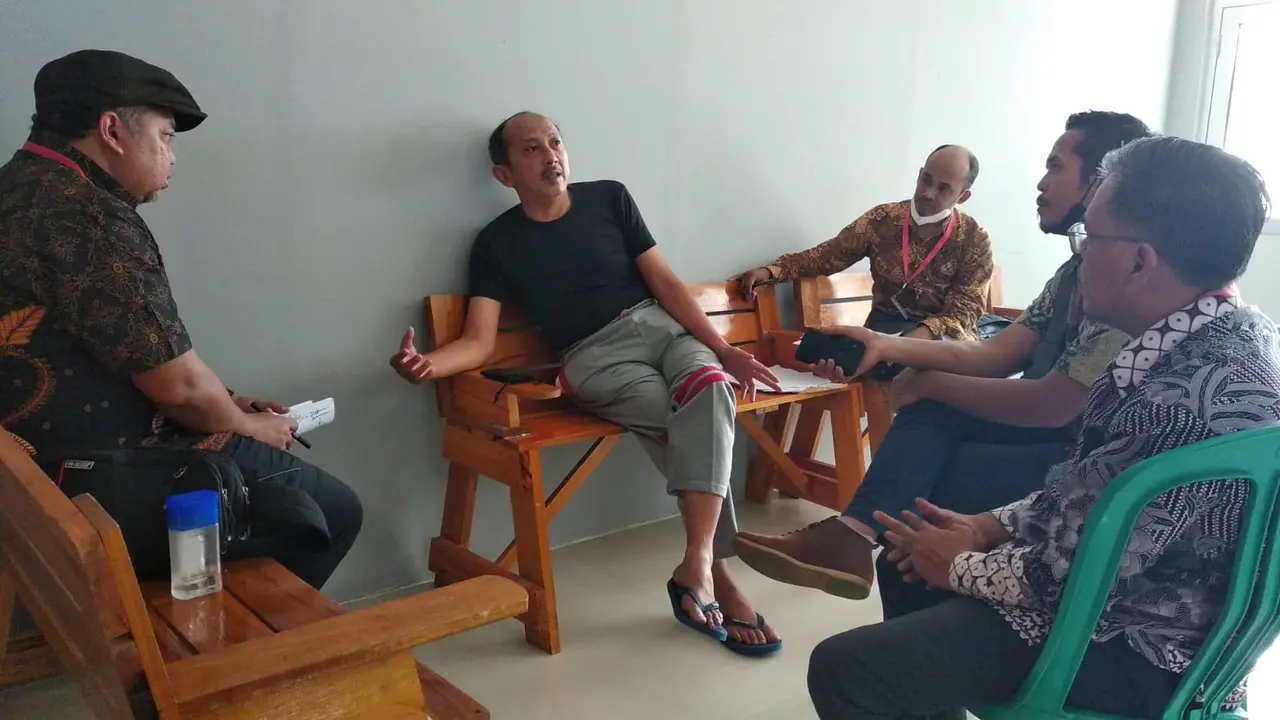 Tim Kuasa Hukum Saat Menemui Yoyo Wicahyono Di Lapas Pandeglang. (Kamis, 16/06/2022).