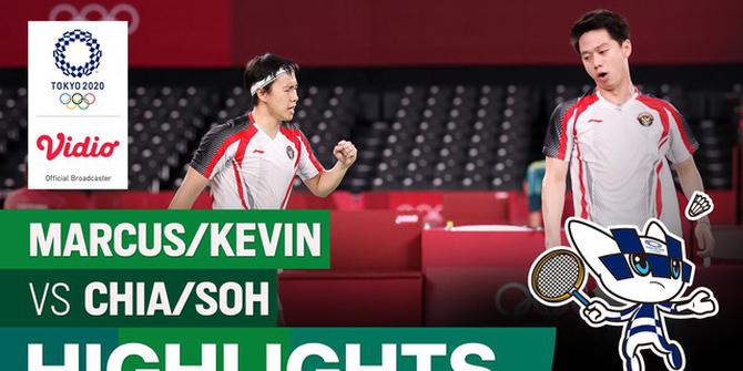 VIDEO: Highlights Kevin/Marcus Vs Pasangan Malaysia di Olimpiade Tokyo