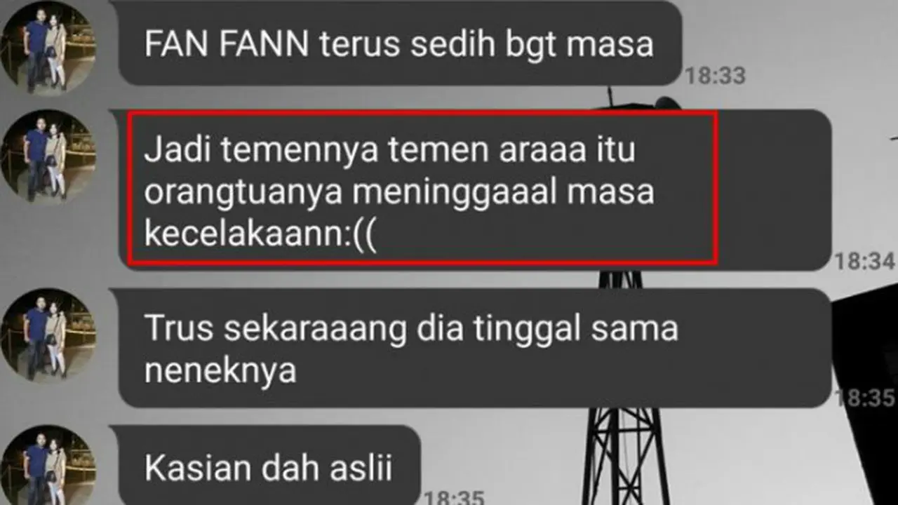 Awalnya, cerita yang dibagikan ini memang akan menuju ke arah sedih dan prihatin.