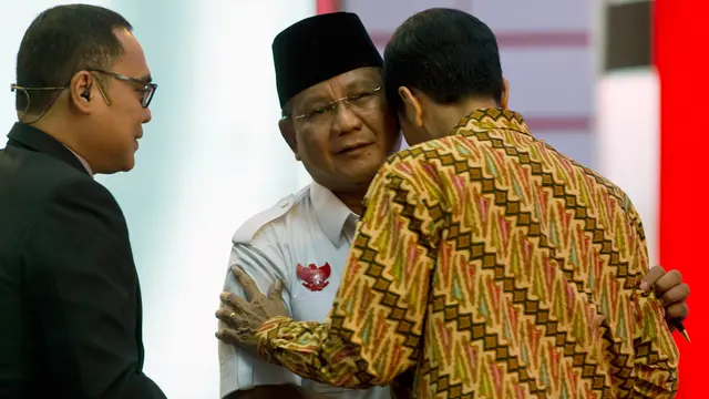 Momen Keakraban SBY, Prabowo, dan Jokowi