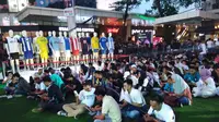 Nobar El Clasico (Liputan6.com/Cakrayuri Nuralam)