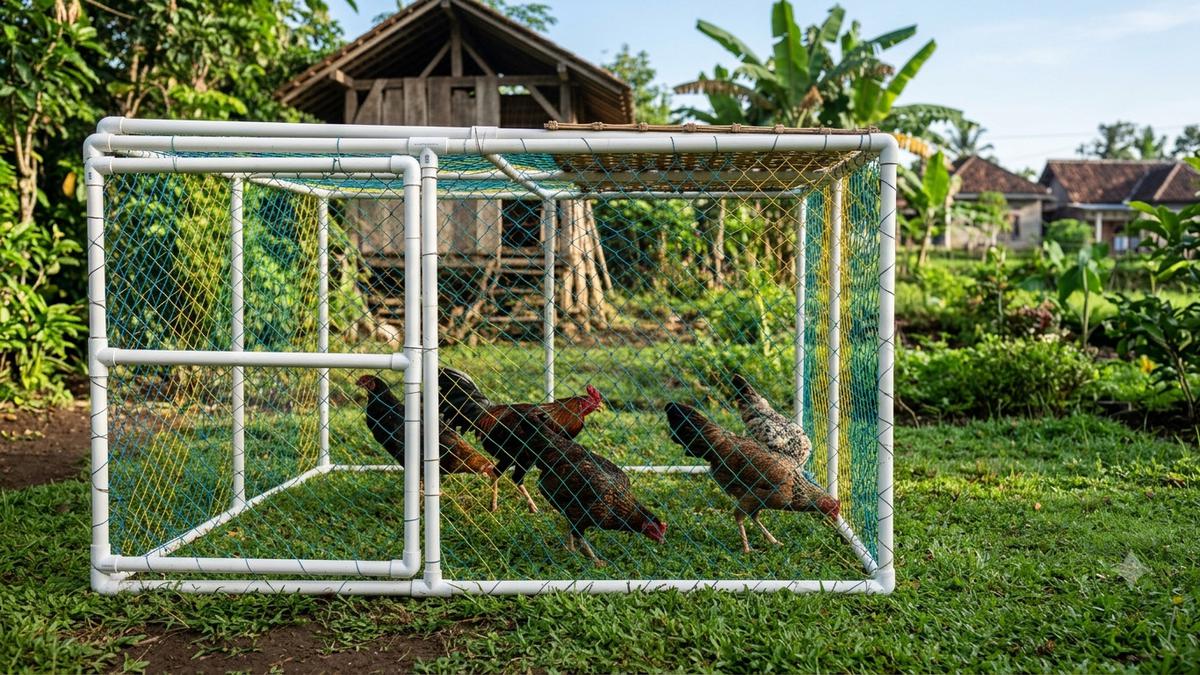 6 Desain Kandang Ayam Umbaran Portable: Solusi Fleksibel untuk Lahan Terbatas