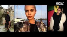 Seorang model nekat mengemis di jalanan dengan memakai bikini. 