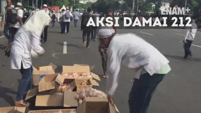 ENAM PLUS: Banyak Makanan dan Minumam Gratis di Aksi Damai 2 Desember