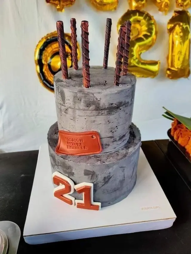 6 Kue Ulang Tahun Khusus Kuli Bangunan Ini Unik Sekaligus Kreatif