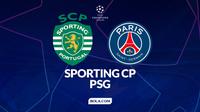 Cover prediksi Liga Champions Sporting CP versus Paris Saint-Germain. (Bola.com/Gregah Nurikhsani)