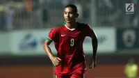 Tiga gol Muhammad Rafli Mursalim ke gawang Brunei Darusalam membuktikan dirinya menjadi salah satu mesin gol mematikan bagi lawan di Piala AFF U-18 Myanmar. Rafli telah mengoleksi 4 gol untuk Timnas Indonesia U-19. (Liputan6.com/Helmi Fithriansyah)