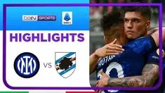 Berita video highlights Inter Milan VS Sampdoria, Minggu (22/5/22). Inter Milan gagal pertahankan gelar Scudetto Liga Italia.
