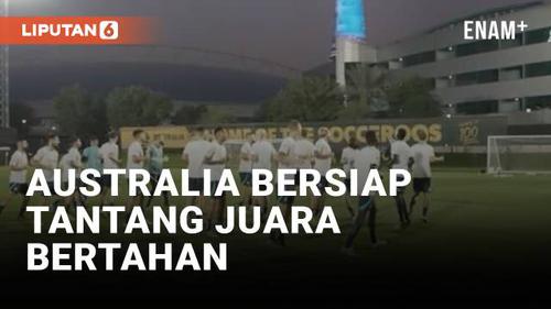 VIDEO: Jelang Piala Dunia 2022, Timnas Australia Gelar Latihan Perdana di Doha