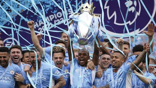 FOTO: Manchester City Juara Liga Inggris