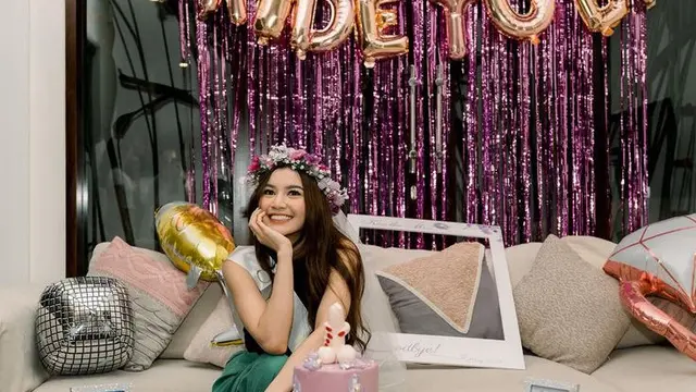 Tampilan Mahalini  saat Bridal Shower. [@nindypricilia]