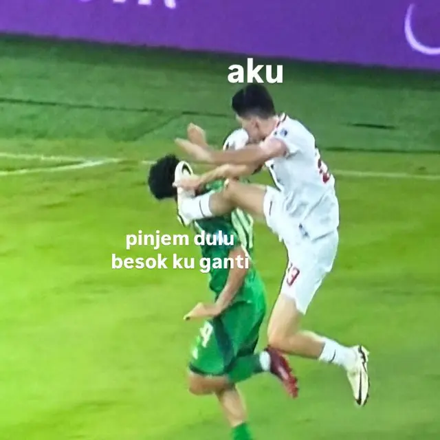 6 Meme Justin Hubner Ini Kocak, Disebut Netizen Preman Lapangan