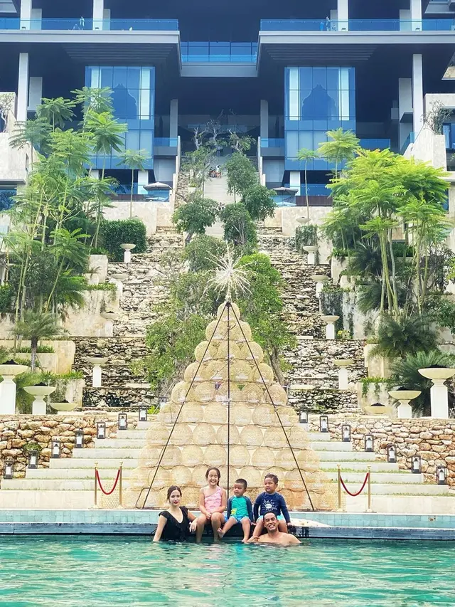 Nia Ramadhani Main Air di Singapura dan Bali (sumber: instagram/ramadhaniabakrie)