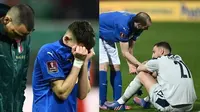 6 Momen Pemain Timnas Italia Tahan Tangis Usai Gagal ke Piala Dunia 2022 (sumber: IG eco_di_olimpia/football_amarcord)