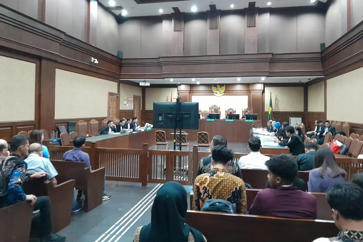 PN Jakpus kembali menggelar kembali menggelar sidang lanjutan kasus dugaan korupsi pembiayaan ekspor LPEI.