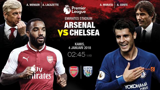 Susunan Pemain Arsenal Vs Chelsea Bola Liputan6 Com