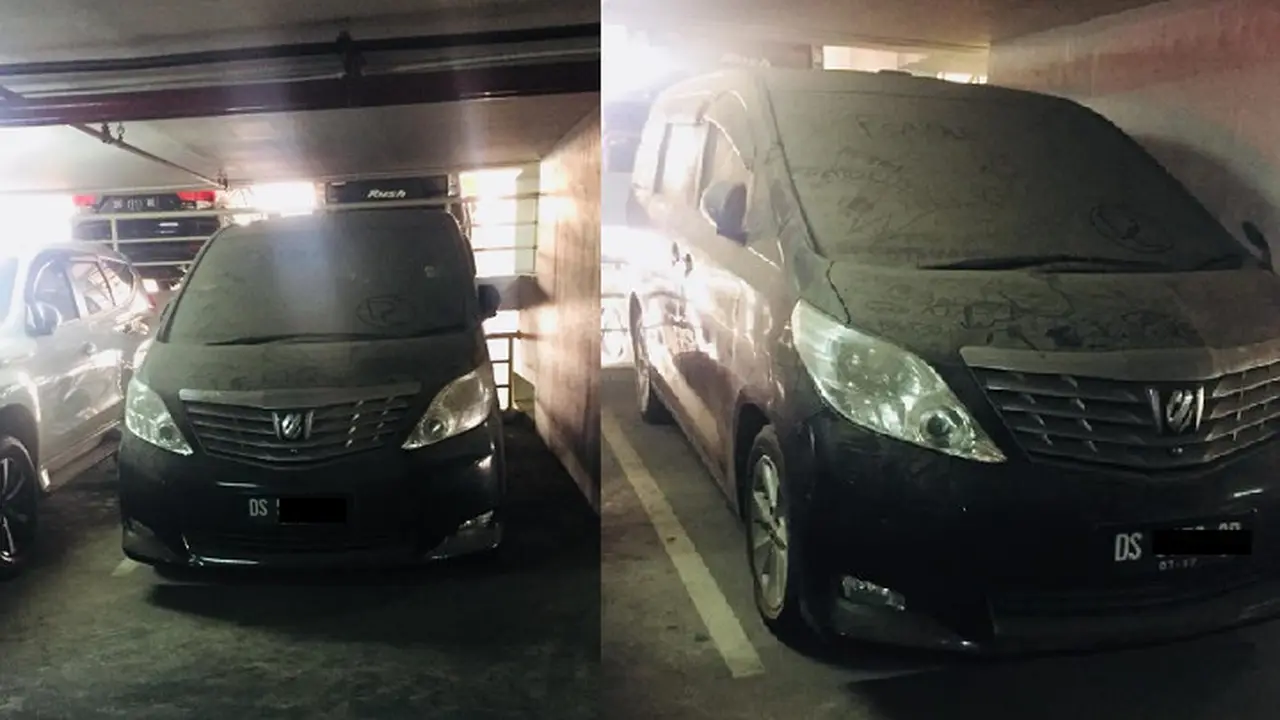 Viral, Mobil Mewah Ditinggalkan Pemiliknya Di Parkiran Mal Hingga Berdebu