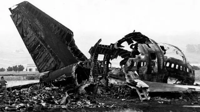 Bencana Bandara Tenerife. (Foto: AP)