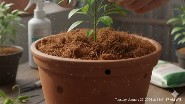 Tips Tanam Cabai Pakai Cocopeat. AI
