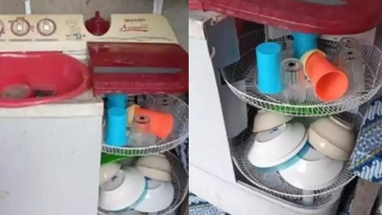 6 Potret Alih Fungsi Benda Jadi Tempat Simpan Piring Ini Bikin Tepuk Jidat