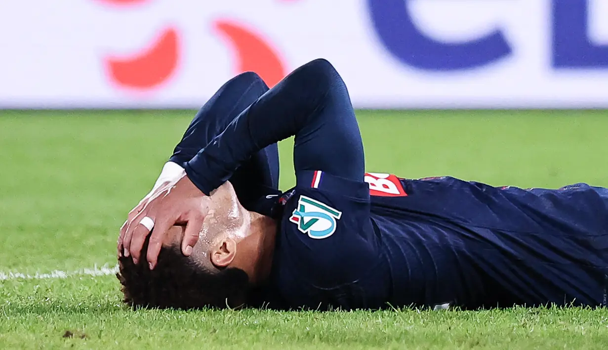 Bermain di Parc des Princes, PSG kalah tipis 0-1, Selasa (13/1/2026) dini hari WIB. (AFP/Anne-Christine Poujoulat)