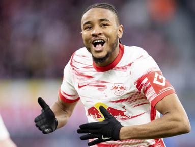 Ada satu nama pemain yang ternyata mempunyai catatan luar biasa lantaran mampu mengalahkan gabungan gol dan assist Cristiano Ronaldo serta Lionel Messi pada musim ini. (Sebastian Kahnert/dpa via AP)