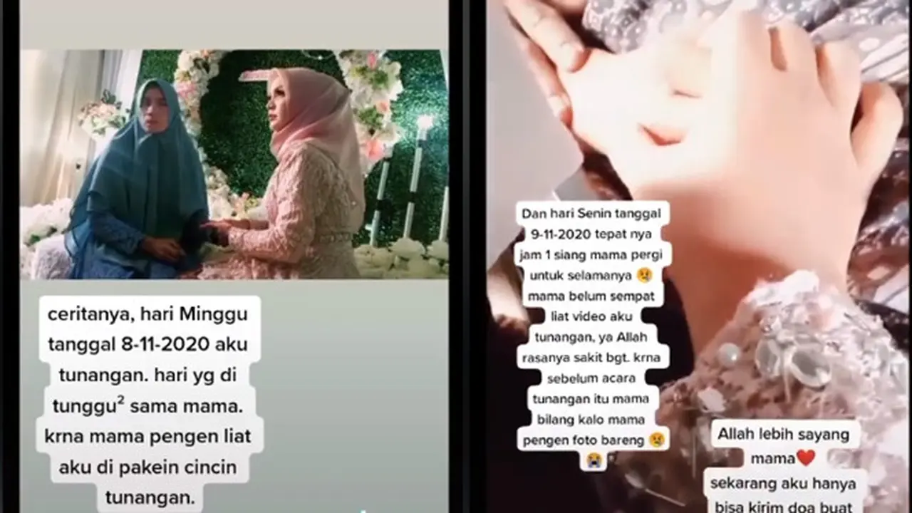 Kisah Seorang Gadis yang Ibunya Meninggal Dunia Setelah Acara Pertunangan Ini Bikin Pilu