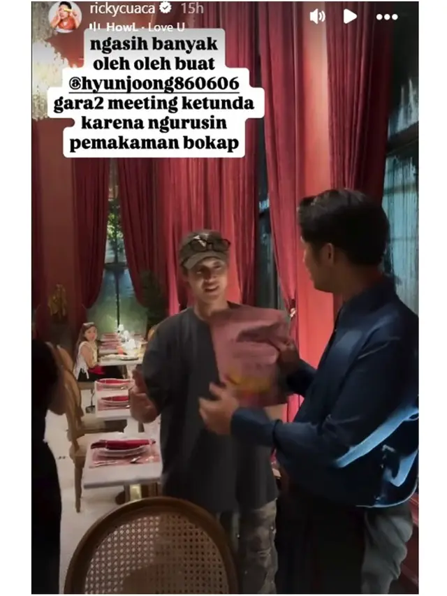 6 Potret Ricky Cuaca Bertemu Kim Hyun Joong di Jakarta, Akrab Bak Sahabat Lama