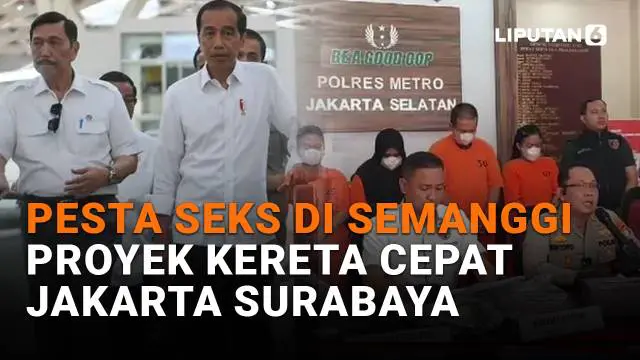 Mulai dari pesta seks di Semanggi hingga proyek kereta cepat Jakarta Surabaya, berikut sejumlah berita menarik News Flash Liputan6.com.