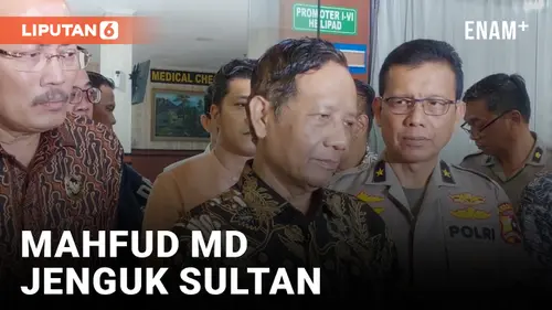 VIDEO: Mahfud MD Jenguk Sultan Rifa'at Korban Kabel Fiber Optik