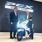 PT Astra Honda Motor resmi meluncurkan Honda PCX listrik. (Dian/Liputan6.com)