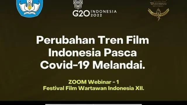 Webinar “Perubahan Tren Film Indonesia Pasca Covid-19 Melandai.” (Foto: Dok. FFWI 2022)
