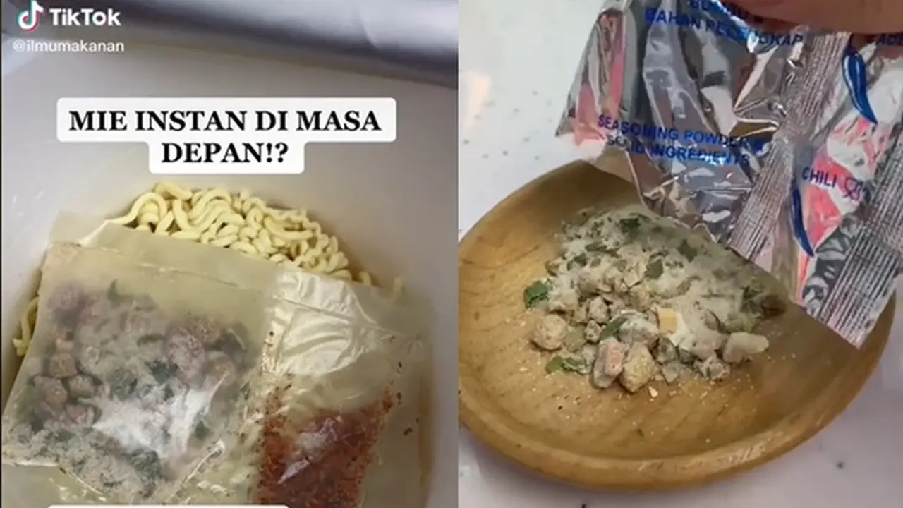 Keren, Pria Ini Buat Kemasan Bumbu Mi Instan Ramah Lingkungan yang Bisa Diseduh