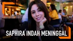 Pemain film Eiffel... I'm in Love itu mengembuskan napas terakhirnya pada Rabu (30/1/2019). Kabarnya Saphira mengalami sesak napas sebelum meninggal dunia.