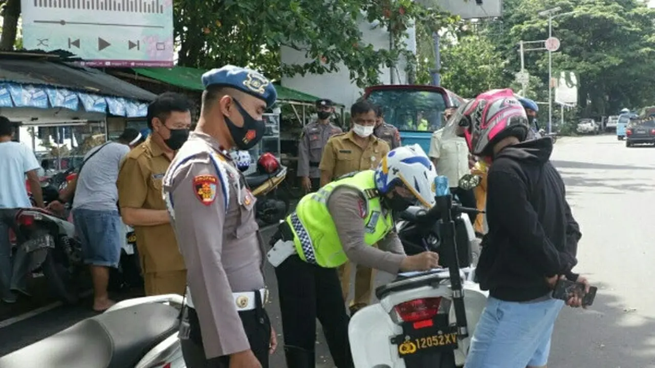 Operasi Patuh Samrat yang digelar oleh Polda Sulut dan jajaran.