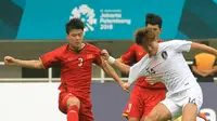 Duel Vietnam vs Korea Selatan di laga semifinal Asian Games 2018 di Stadion Pakansari, Cibinong, Rabu (29/8/2018). (Bola.com/Dok. INASGOC)