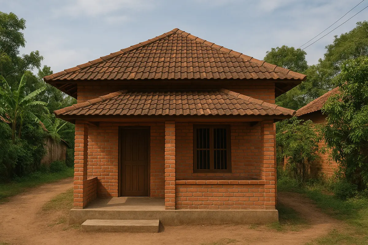 Model Atap Rumah Sederhana di Kampung yang Indah dan Bikin Betah (Foto: ChatGPT)