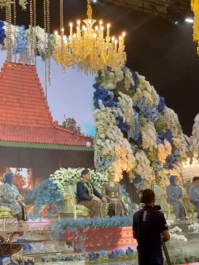 Pernikahan Dofa Alkatiri dengan Tengku Najwa Adnan putri Enny Beatrice, ada Rizky Nazar dan Refal Hady jadi Pagar Bagus (Foto: instagram aryavasco)