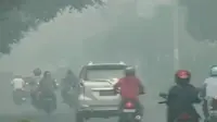 Kabut Asap Akibat Pembakaran Lahan Selimuti 7 Wilayah di Jambi