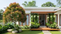 7 Warna Cat Depan Rumah yang Cocok untuk Konsep Japandi Tropis, Bikin Adem!
