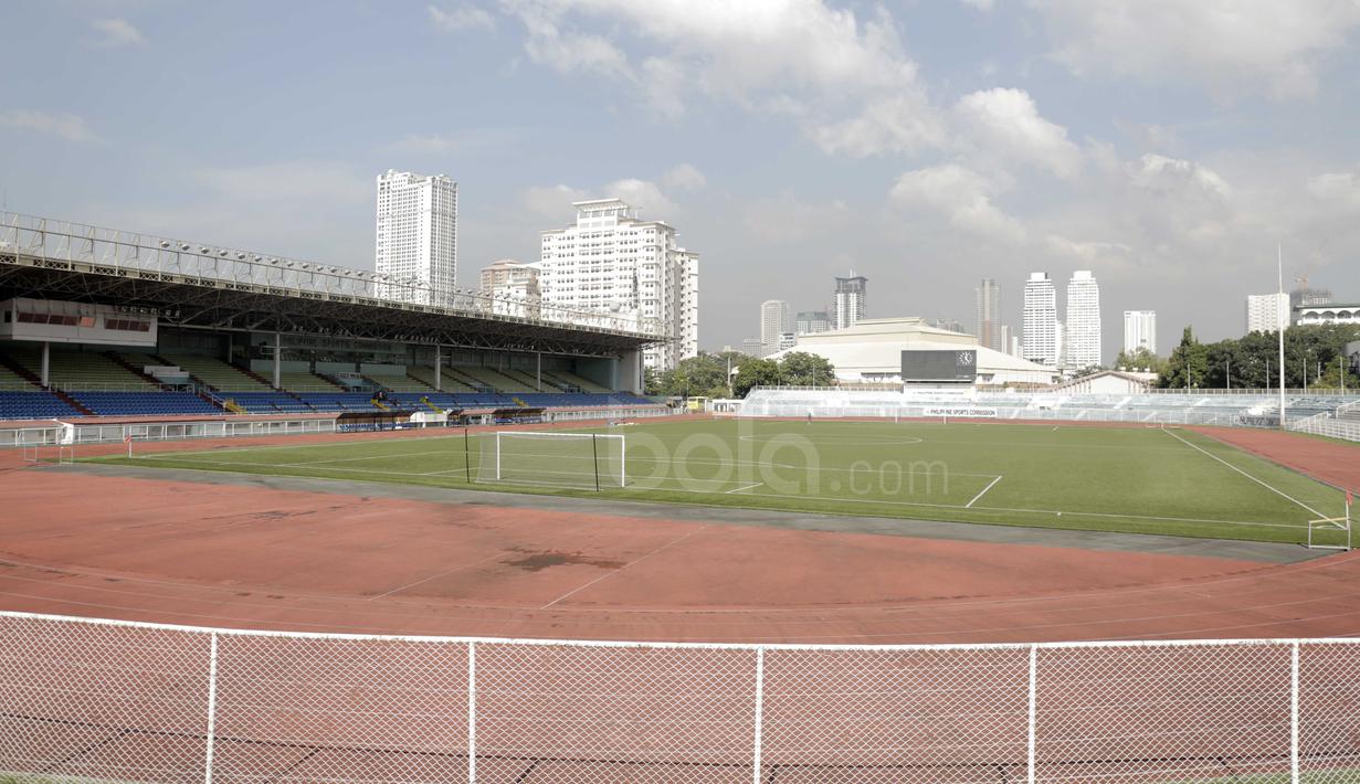 Rizal Memorial Stadium menjadi salah satu tempat penyelenggaraan Asian Games 1952 dan juga tiga kali penyelenggaraan Pesta Olahraga Asia Tenggara (SEA GAMES). (Bola.com/Nicklas Hanoatubun)