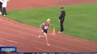 Keren, Lansia Asal China Pecahkan Rekor Lari 100 Meter di Usia 71 Tahun