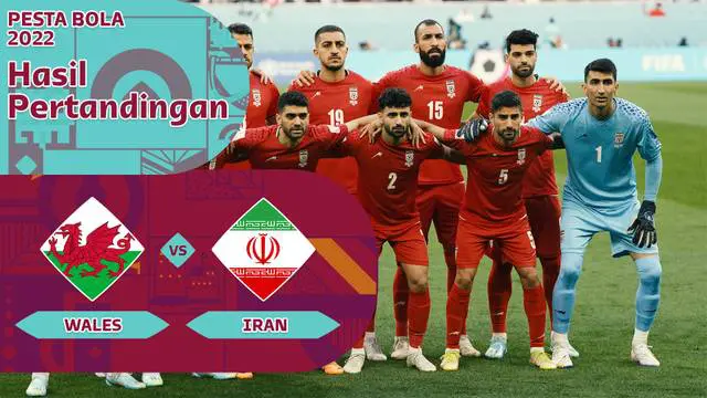MOTION GRAFIS: Ini Dia Data dan Statistik Pertandingan Timnas Wales Vs Iran di Piala Dunia 2022