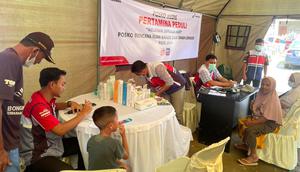 Pertamina Patra Niaga mengoperasikan Posko Pengungsi, Medis dan Bantuan Pertamina Peduli di kompleks Masjid At-Taqwa, Kota Meureudu, Kecamatan Meureudu, Kabupaten Pidie Jaya, Aceh. Dok Pertamina