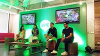 Line memperkenalkan tiga fitur bagi pengguna di Indonesia, Selasa (21/6/2016). (Liputan6.com/Agustin Setyo Wardani)
